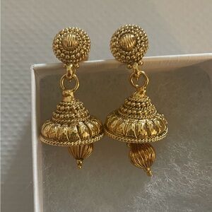 Gold Jhumkas